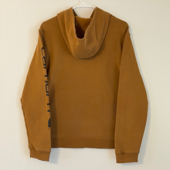 Carhartt Kids Tan Hoodie Sweater Pullover - Picture 4 of 4